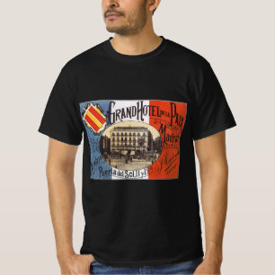 T-shirt Voyage Vintage, Grand Hôtel Paix, Madrid, Espagne