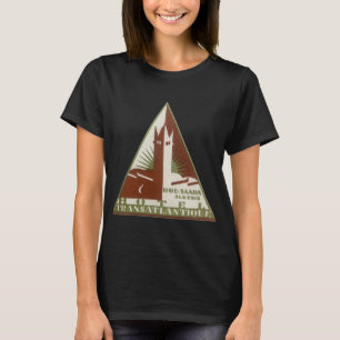 T-shirt Voyage Vintage, Hôtel Trans Atlantique, Algérie