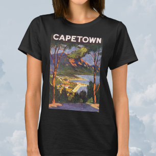 T-shirt Voyage Vintage, Le Cap, une ville en Afrique du Su