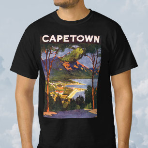 T-shirt Voyage Vintage, Le Cap, une ville en Afrique du Su