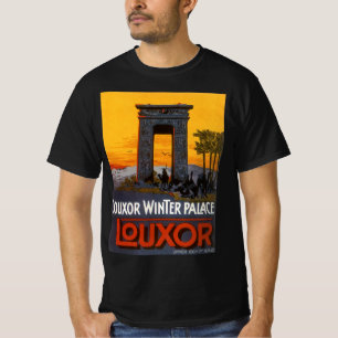 T-shirt Voyage Vintage, Palais d'Hiver de Louxor, Égypte A