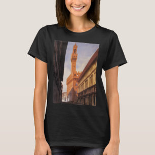 T-shirt Voyage Vintage, Palazzo Vecchio, Florence, Italie