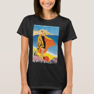 T-shirt Voyage Vintage, Vacances à la plage à Calvi, Corse