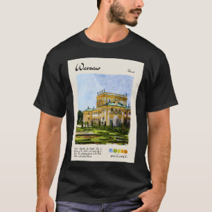 T-shirt Voyage Watercolor de Varsovie