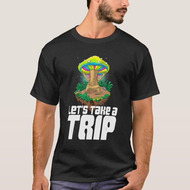 T-shirt Voyageons les femmes Magique Psilocybin champignon (Devant)