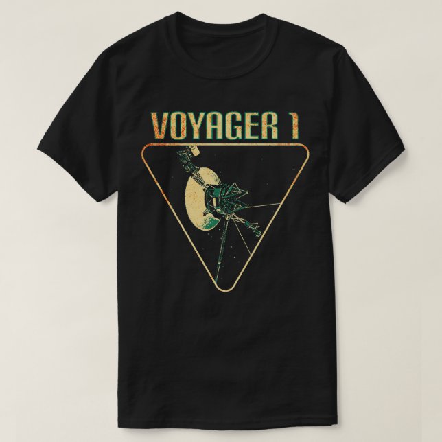 T-shirt Voyager 1 sonde spatiale interstellaire 1 (Design devant)