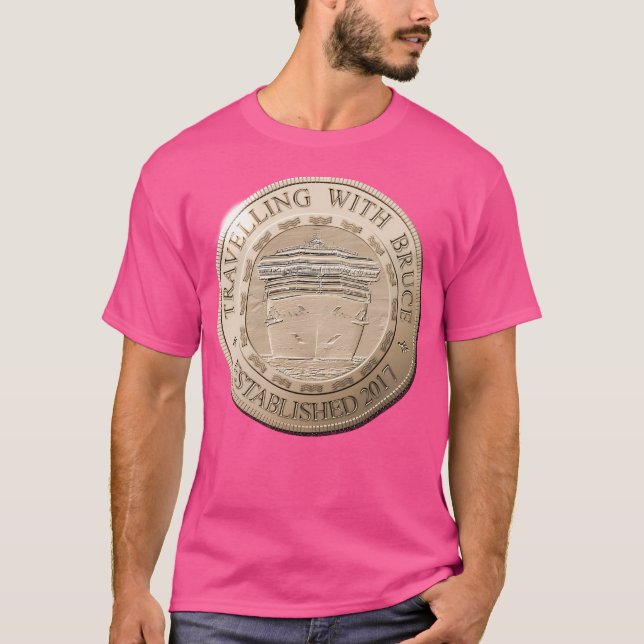 T-shirt Voyager Avec Bruce Coin Logo (Devant)