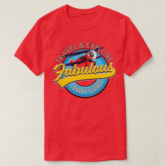 T-shirt Voyager Explorez les Îles Canaries fabuleuses (Design devant)