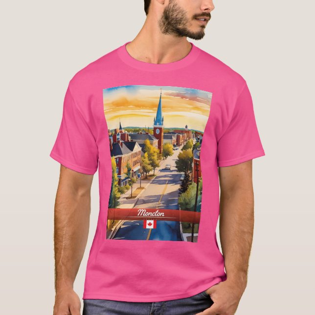 T-shirt Voyages de Moncton Canada (Devant)