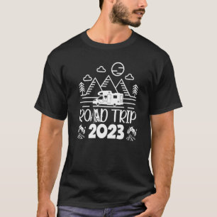 T-shirt Voyages en camping-car drôles 2023 Été Tee