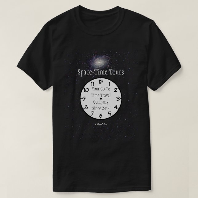 T-shirt Voyages spatiaux - Une chemise MisterP (Design devant)