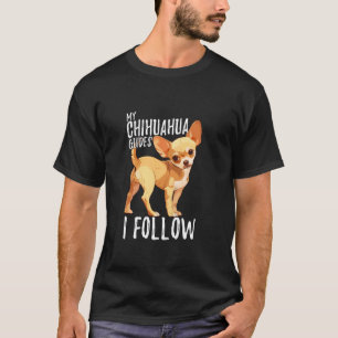 T-shirt Voyageur Citer Mon Chihuahua Guides Je Suis Mignon