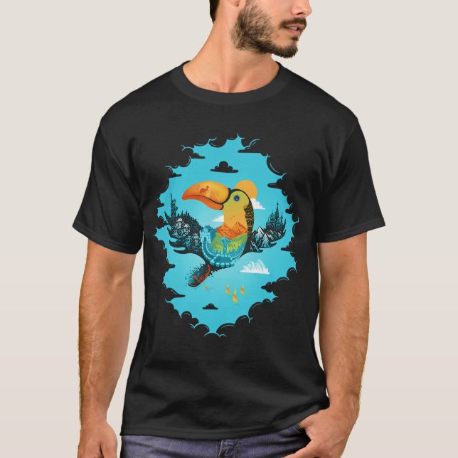 T-shirt Voyageur du monde (Devant)