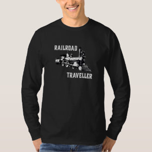 T-shirt Voyageur ferroviaire train à vapeur locomotive ing