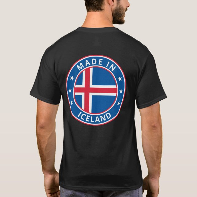 T-shirt Voyageur Global - Fabriqué En Islande (Modifier) (Dos)