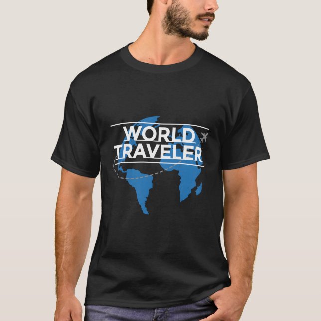 T-shirt Voyageur International Pour Voyage International (Devant)