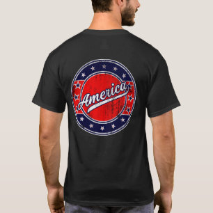 T-shirt Voyageur mondial - Amérique USA