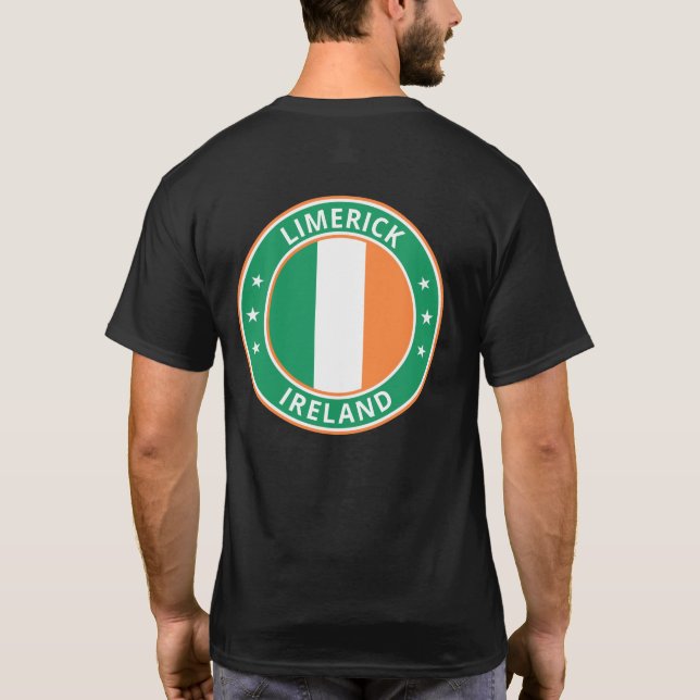 T-shirt Voyageur mondial - 'City', Irlande (Modifier) T-sh (Dos)