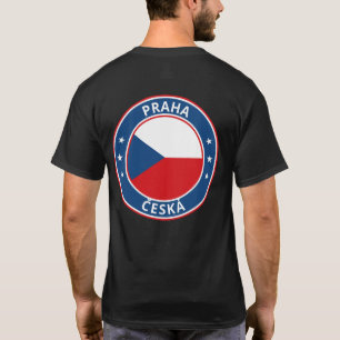 T-shirt Voyageur mondial - Praha Prague, Česká (Modifier