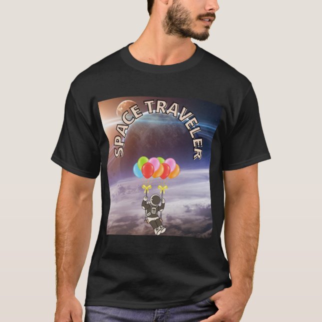 T-shirt Voyageur spatial (Devant)