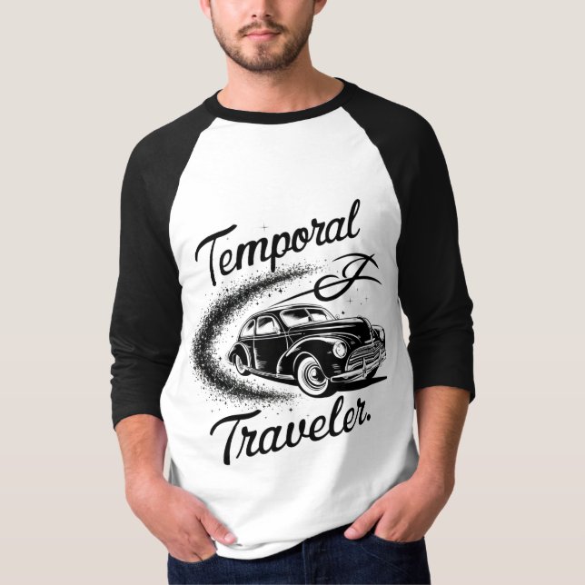 T-shirt Voyageur temporaire (Devant)