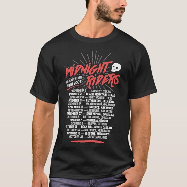 T-shirt Voyageurs de minuit - No Salvation Tour Classic T- (Devant)
