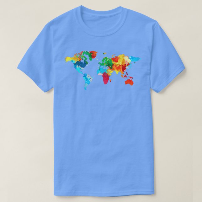 T-shirt Voyageurs internationaux Coloré (Design devant)