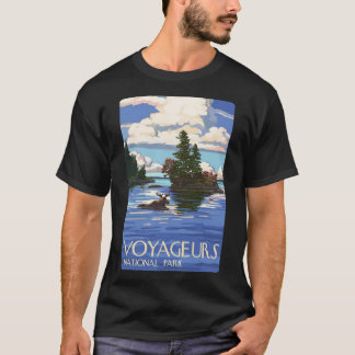 T-shirt Voyageurs National Park Minnesota, États-Unis Trav