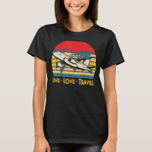 T-shirt Voyageurs Vintage voyage du monde