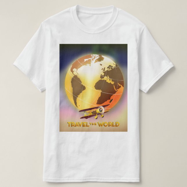 T-shirt Voyagez autour du Monde (Design devant)