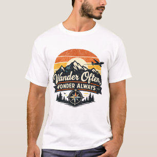 T-Shirt « Voyagez souvent, émerveillez-vous toujou
