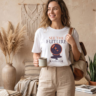 T-shirt Voyez la boule de cristal de divination d'Hallowee