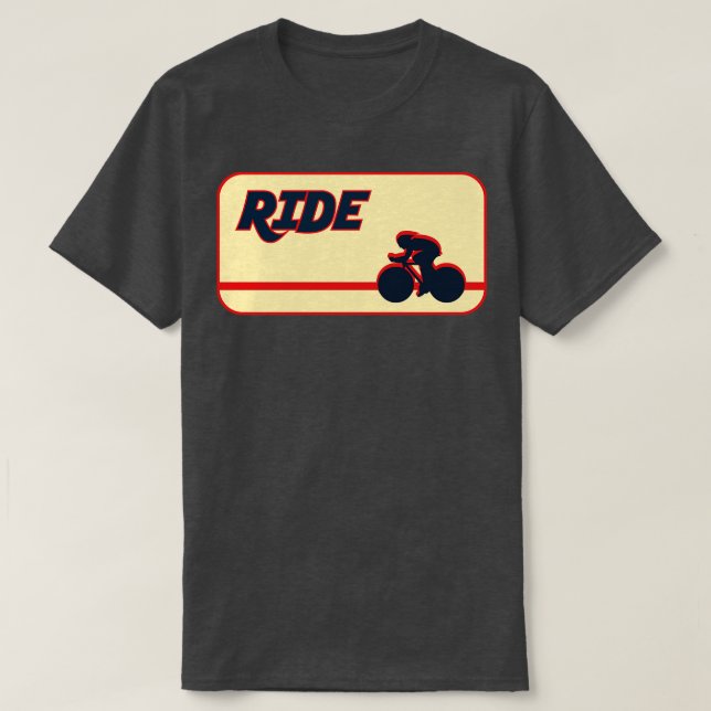 T-shirt Voyez plus Temps d'essai Cycle (Design devant)