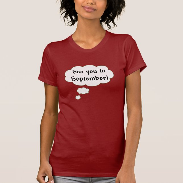 T-shirt Voyez-vous en septembre ! (Devant)