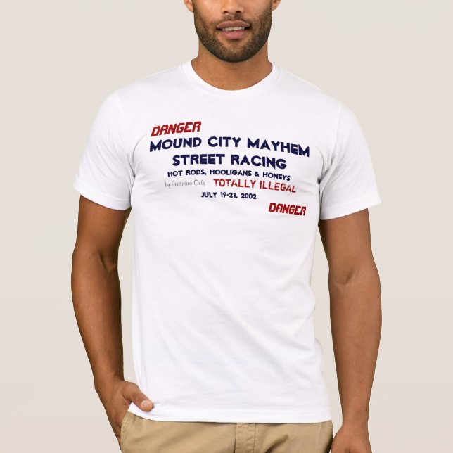 T-shirt Voyous et miels de HotRods (Devant)