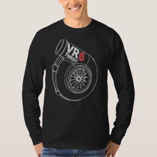 T-shirt Vr6 Turbo Engine 6 Réglage De Cylindre Mk1 Mk2 Mk3