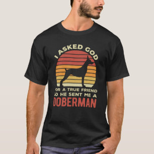 T-shirt Vrai Ami Doberman Doberman Pinscher