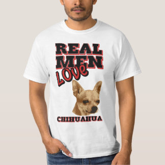 T-shirt Vrai chiwawa d'amour d'hommes