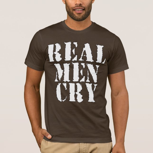 T-shirt Vrai cri d'hommes (Devant)
