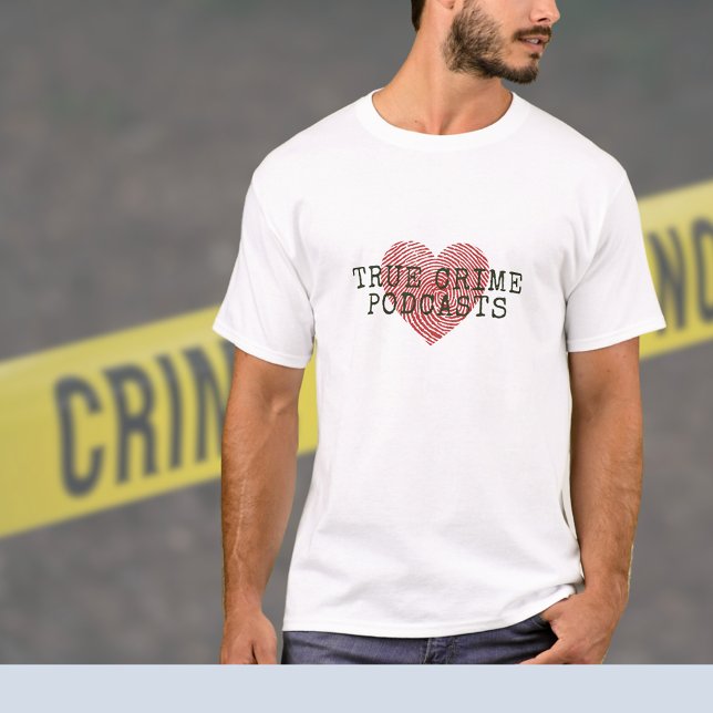 T-shirt Vrai crime Podcast Lover (Créateur téléchargé)