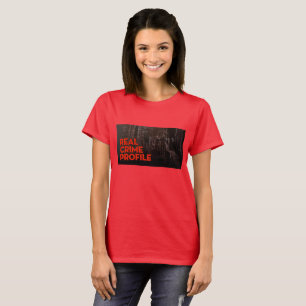 T-shirt VRAI CRIME ROUGE T pour des FEMMES