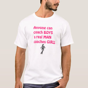 T-shirt Vrai Fille-Basket-ball d'entraîneur d'hommes