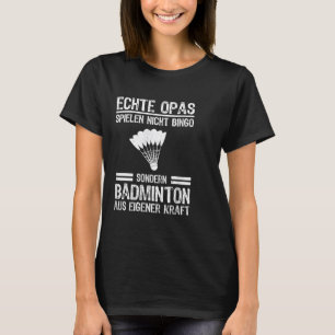 T-shirt Vrai Grand-Père Ne Joue Pas Au Bingo Spécial Badmi