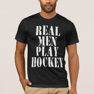 T-shirt Vrai hockey de jeu d'hommes