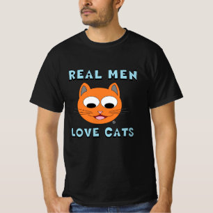 T-shirt VRAI HOMME AMOUR CATS Amoureux des chats
