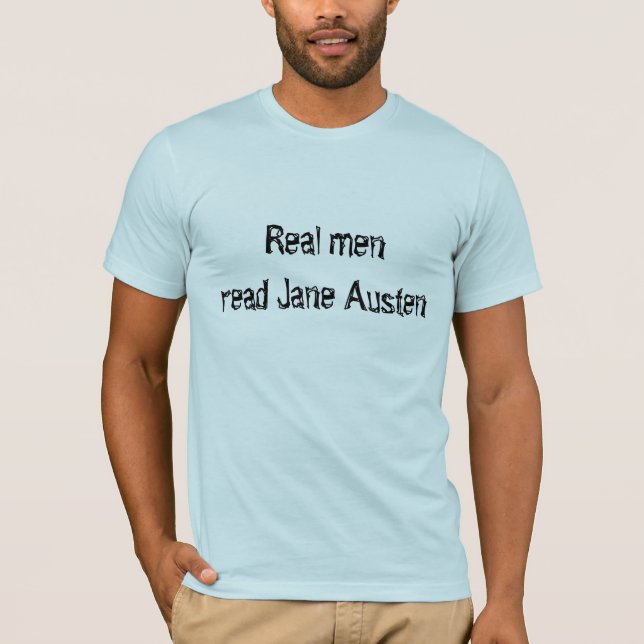 T-shirt Vrai menread Jane Austen (Devant)