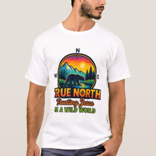 T-shirt Vrai Nord Vbs 2025 Faire Confiance à Jésus Désert