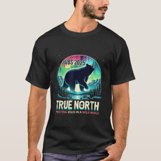 T-shirt Vrai Nord VBS 2025 Trusting Jesus Wilderness Chri