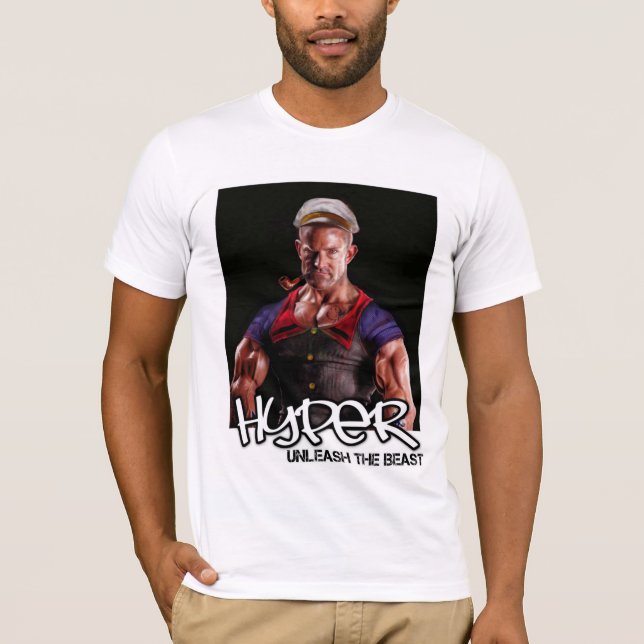 T-shirt Vrai Popeye hyper (Devant)
