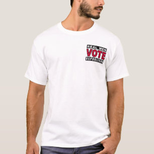 T-shirt Vrai républicain de vote d'hommes